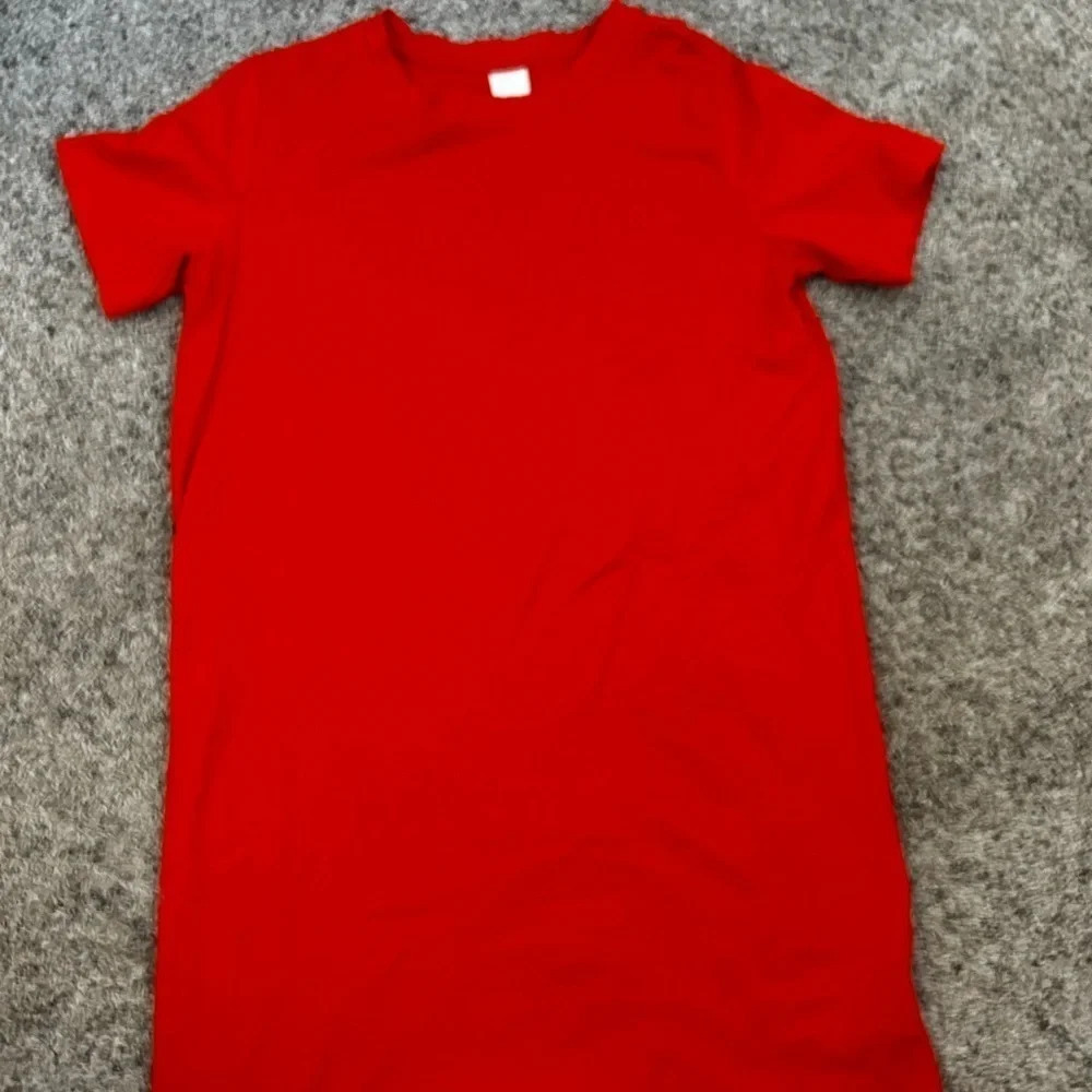 Orange tshirt dress